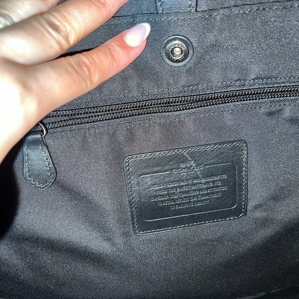 Coach leather Backpack In Signature Canvas - Picture 11 of 12